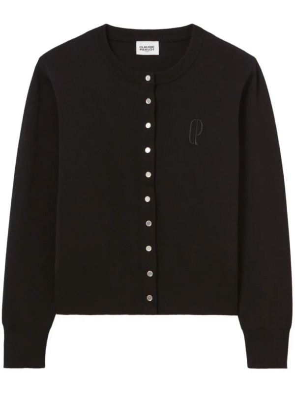 Claudie Pierlot 排扣開衫（黑色）
