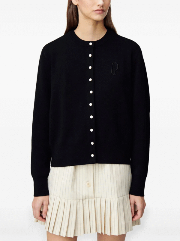 Claudie Pierlot 排扣開衫（黑色） - Image 3