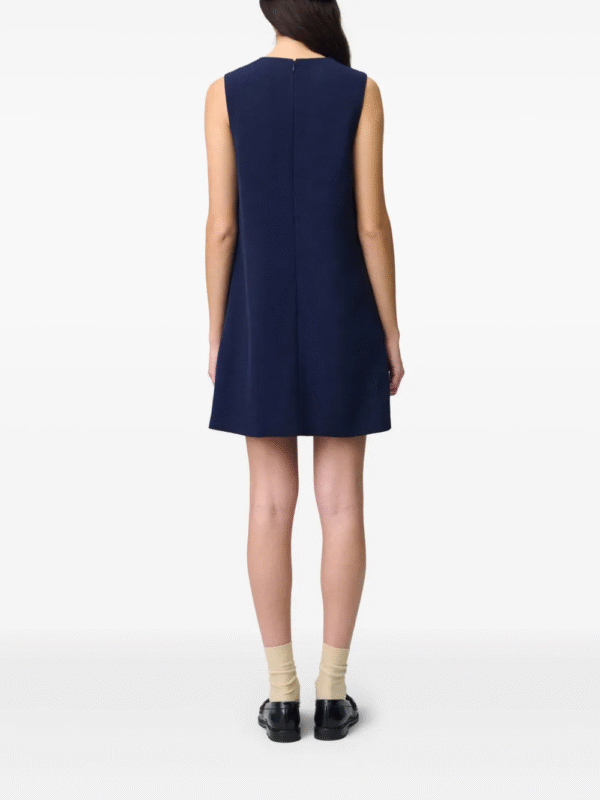Claudie Pierlot 百褶細節洋裝（海軍藍） - Image 4